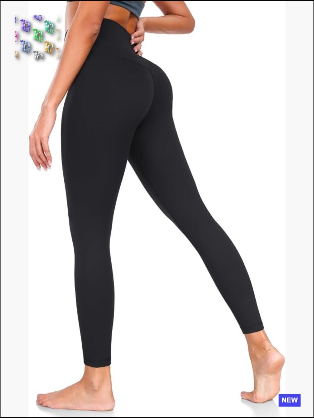 High Waisted Leggings with Waistband Pocket Buttery Soft Yoga Pants Workout